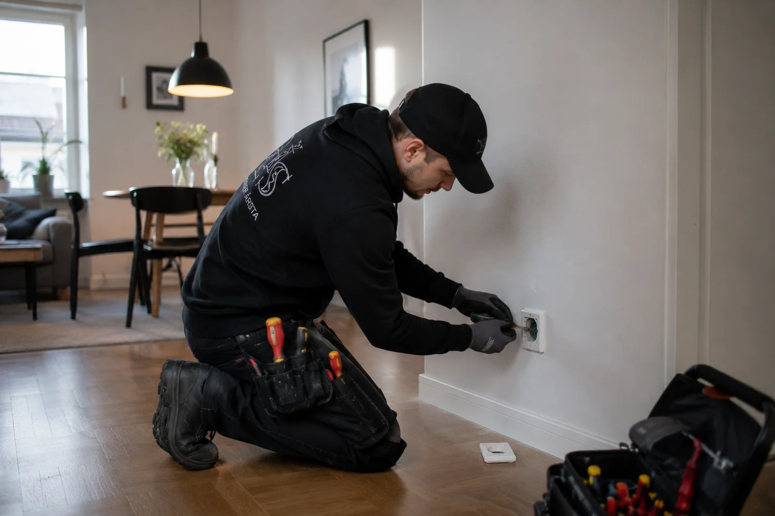 Eluttagsinstallation