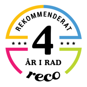 Reco 4 år i rad - Elektriker Stockholm