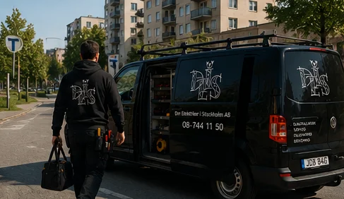 Din elektriker ute hos kund i Alvik